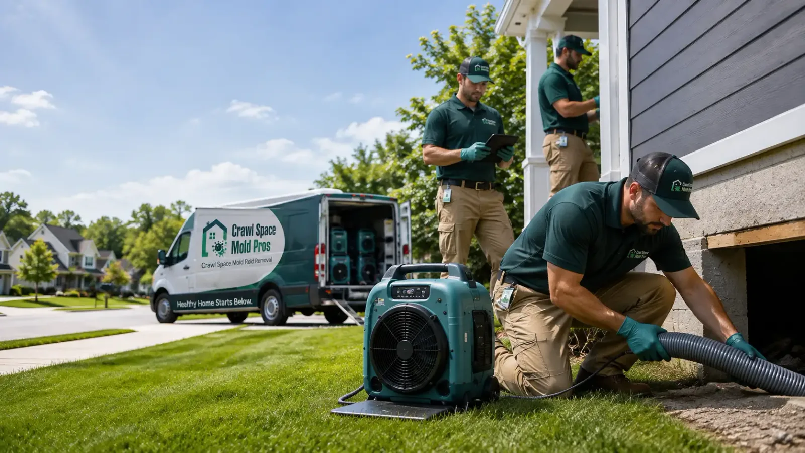 Crawl Space Mold Removal in West Warwick, RI